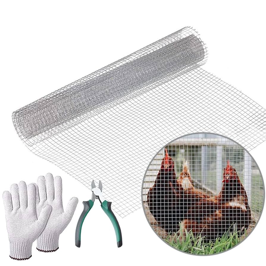 Amazon.co.jp: 溶接金網ロール、 鶏鳥小屋柵、 1mmステンレス鋼